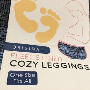 First Kick Maternity Leggings Gray White